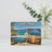 Carte postale du lac Tahoe (Debout devant)