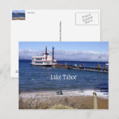 Carte postale du lac Tahoe (Devant / Derrière)