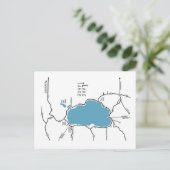 Carte postale du lac Tahoe (Debout devant)