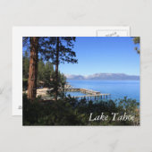 Carte postale du lac Tahoe (Devant / Derrière)