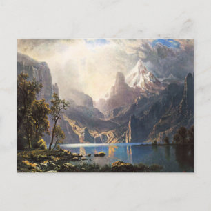 Carte postale du lac Tahoe de Bierstadt