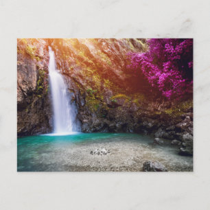 Carte postale du lagon de Crystal Waterfall