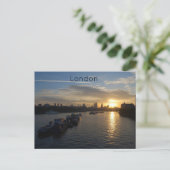 Carte postale du lever de soleil à Londres (Debout devant)