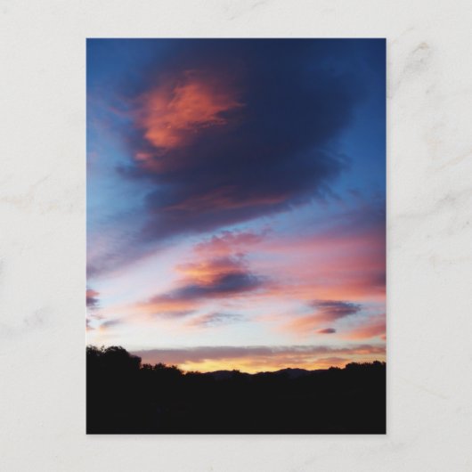 Carte postale du lever de soleil à Reno (Devant)