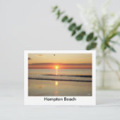 Carte postale du lever de soleil de Hampton Beach (Debout devant)