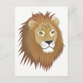 Carte postale du lion (Devant)