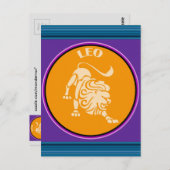 Carte postale du Lion (Devant / Derrière)