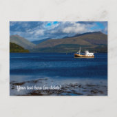 Carte postale du Loch Fyne, Écosse (Devant)