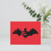 Carte postale du logo Batman et Gotham Silhouette  (Debout devant)