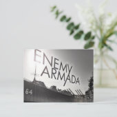 Carte postale du logo du navire Enemy Armada (Debout devant)