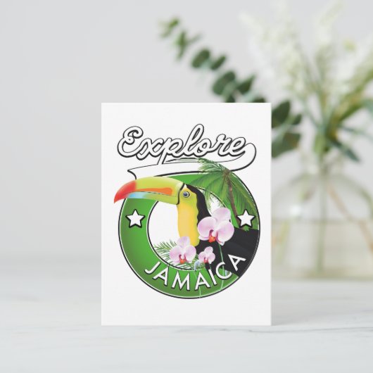 Carte postale du logo Explore the Bahamas (Debout devant)