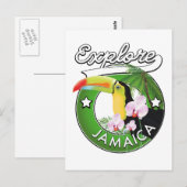Carte postale du logo Explore the Bahamas (Devant / Derrière)