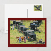 Carte postale du lot de stationnement de buggy (Devant / Derrière)