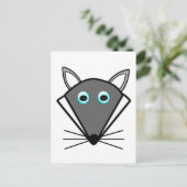 Carte postale du loup d'Halloween (Debout devant)