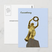 Carte postale du Luxembourg (Devant / Derrière)