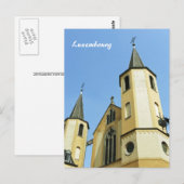 Carte postale du Luxembourg (Devant / Derrière)