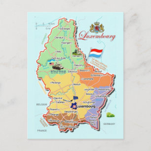 Carte postale du Luxembourg Allemagne