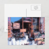 Carte postale du magasin grec (Devant / Derrière)