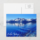 CARTE POSTALE DU MAGNIFIQUE LAC TAHOE (Devant / Derrière)
