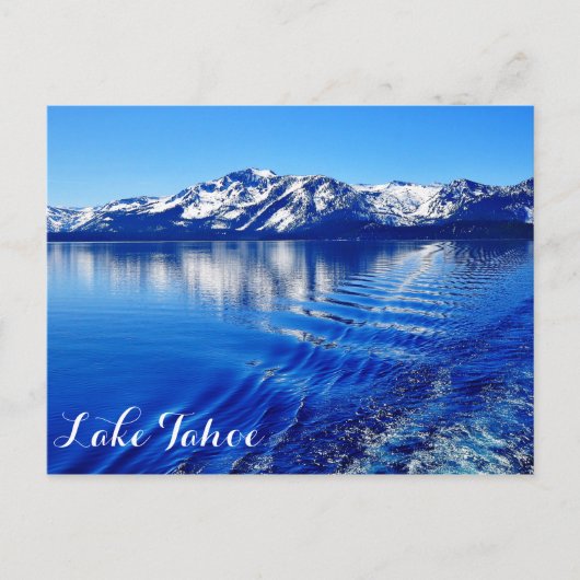 CARTE POSTALE DU MAGNIFIQUE LAC TAHOE (Devant)