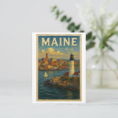 Carte postale du Maine (Debout devant)