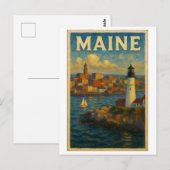 Carte postale du Maine (Devant / Derrière)