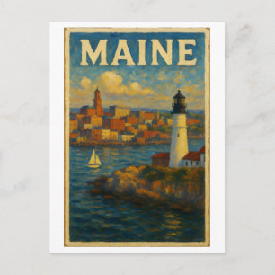 Carte postale du Maine