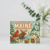 Carte postale du MAINE (Debout devant)