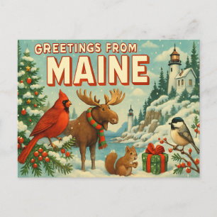 Carte postale du MAINE