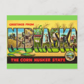 Carte postale du maïs du Nebraska (Devant)