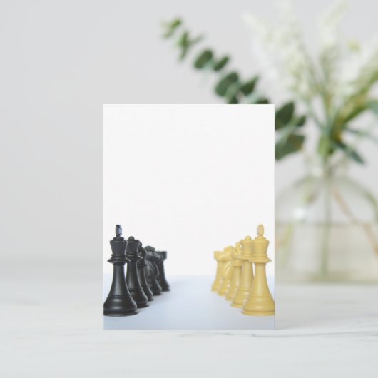 Carte postale du maître (Debout devant)