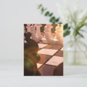 Carte postale du maître d'échecs (Debout devant)