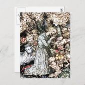 Carte postale du marché mondial (Devant / Derrière)