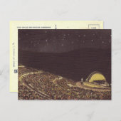 Carte postale du Mariage Hollywood Bowl (Devant / Derrière)