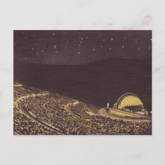 Carte postale du Mariage Hollywood Bowl (Devant)