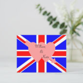 Carte postale du Mariage royal William et Kate (Debout devant)
