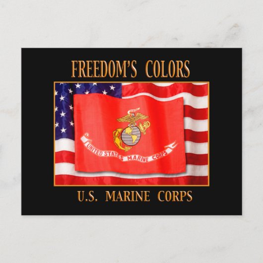 Carte postale du Marine Corps américain (Devant)