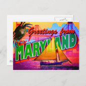 Carte postale du Maryland (Devant / Derrière)
