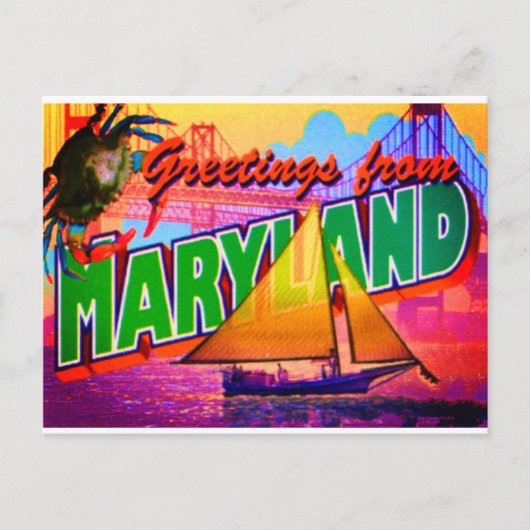 Carte postale du Maryland (Devant)