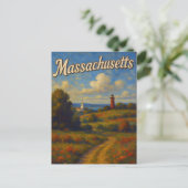 Carte postale du Massachusetts (Debout devant)