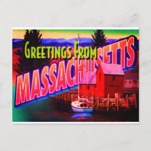 Carte postale du Massachusetts (Devant)