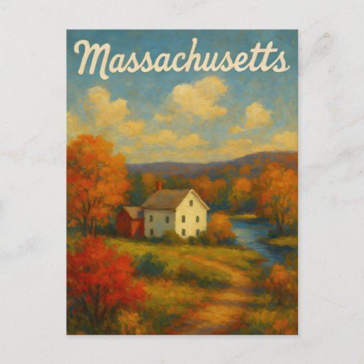 Carte postale du Massachussetts (Devant)