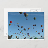 Carte postale du matin du ballon (Devant / Derrière)