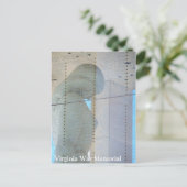 Carte postale du Mémorial de la Guerre de Virginie (Debout devant)