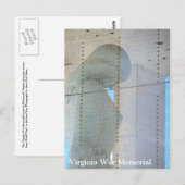 Carte postale du Mémorial de la Guerre de Virginie (Devant / Derrière)