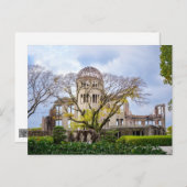 Carte postale du Mémorial de la paix d'Hiroshima (Devant / Derrière)