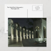 Carte postale du mémorial de la Seconde Guerre mon (Devant / Derrière)