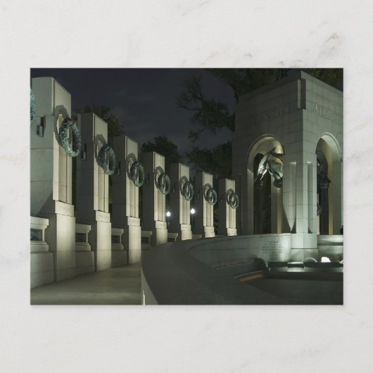 Carte postale du mémorial de la Seconde Guerre mon (Devant)