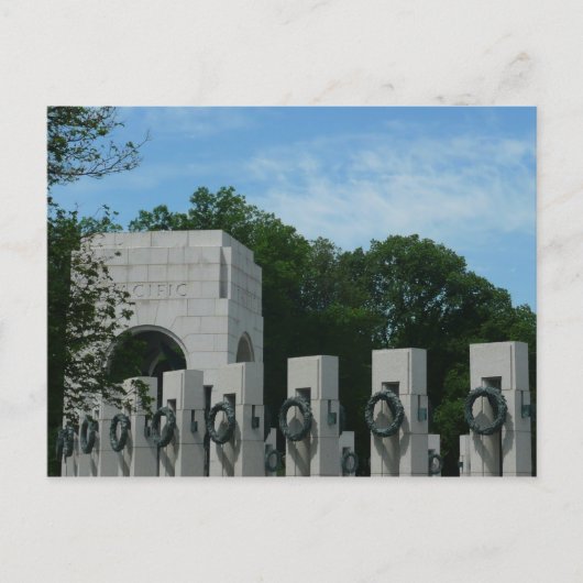 Carte postale du mémorial de la Seconde Guerre mon (Devant)