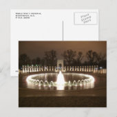 Carte postale du mémorial de la Seconde Guerre mon (Devant / Derrière)